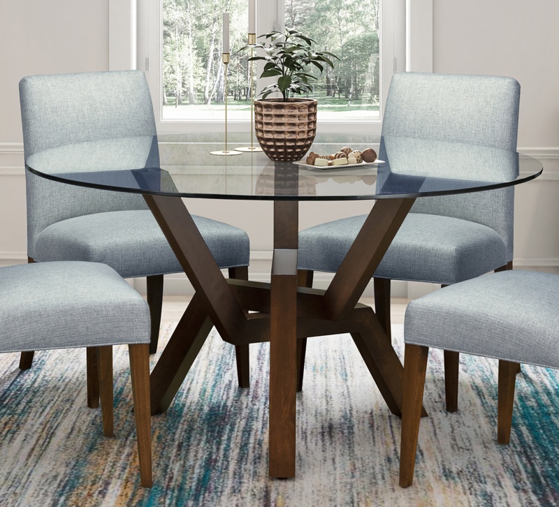 Maselli Round Glass Dining Table