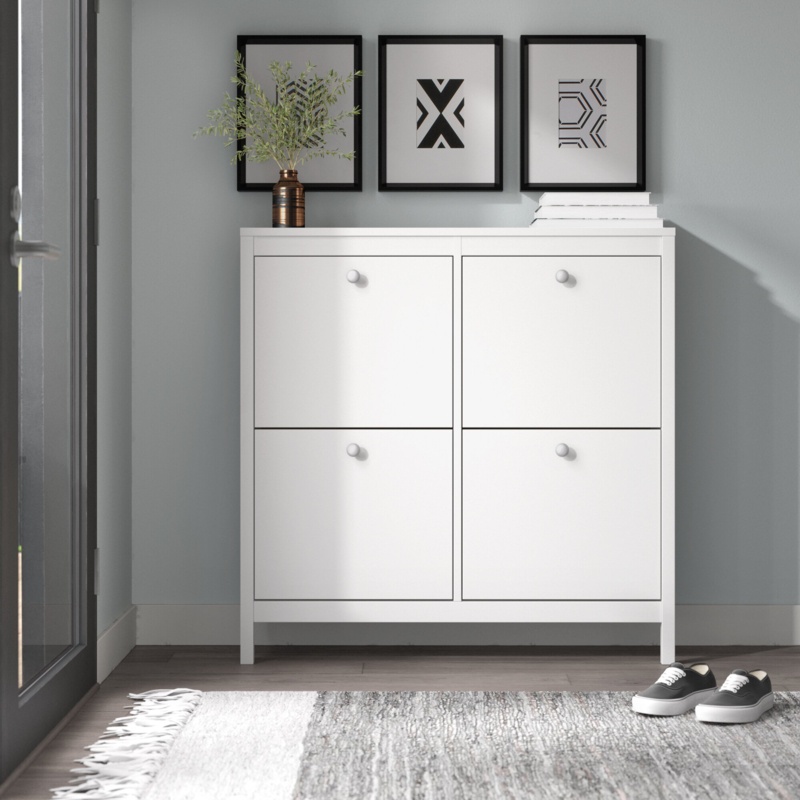 Mchone 16 Pair Shoe Storage Cabinet