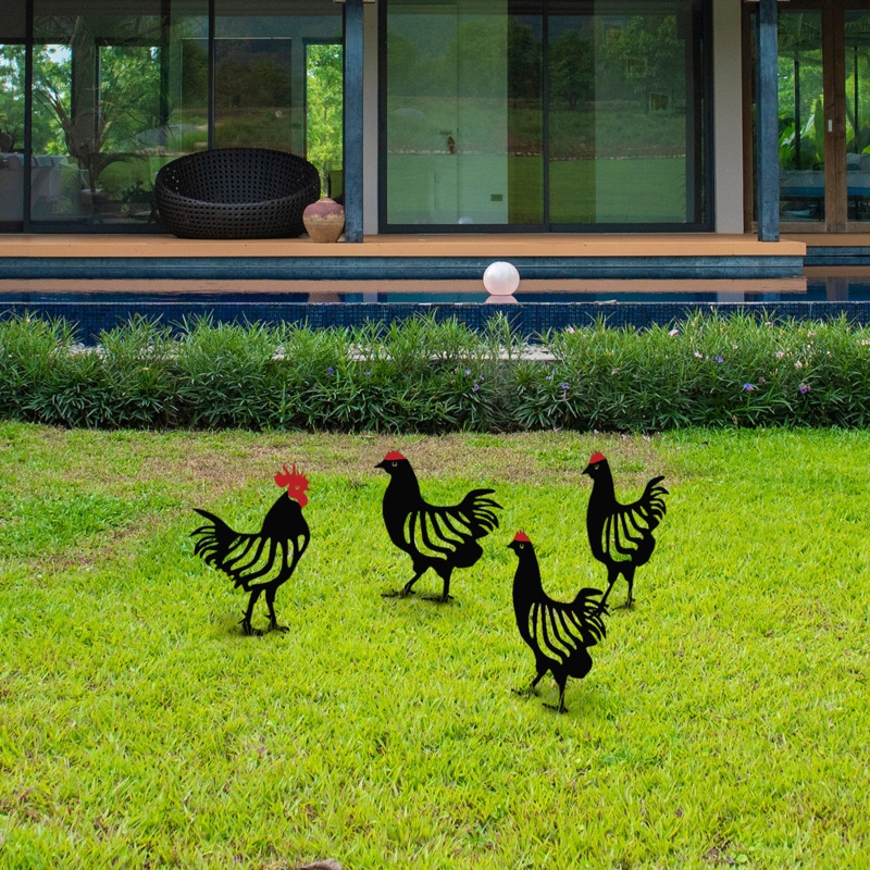 Metal Animal Garden Stake