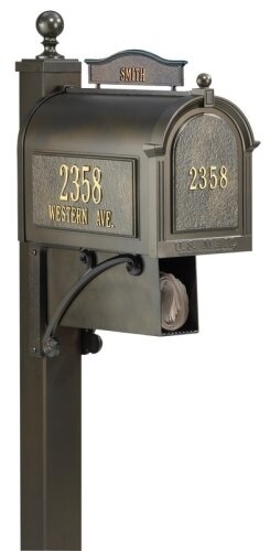 Metal Hand Painted Newspaper Holder