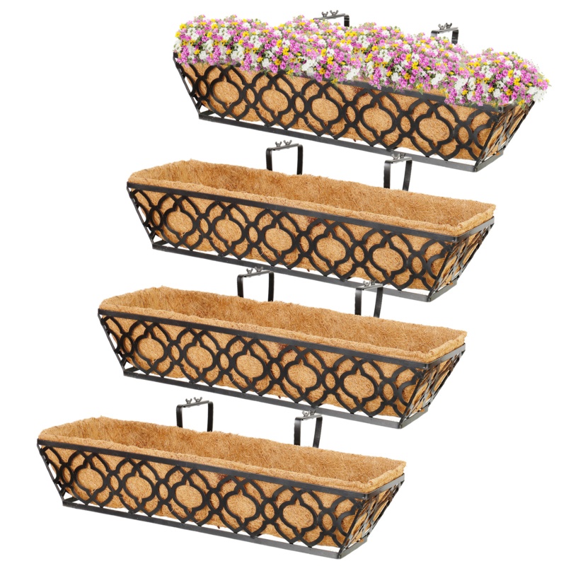 Metal Outdoor Window Box Planter