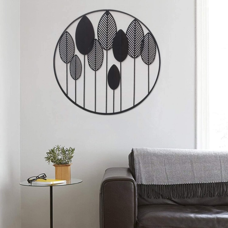 Metal Plants & Flowers Wall Decor