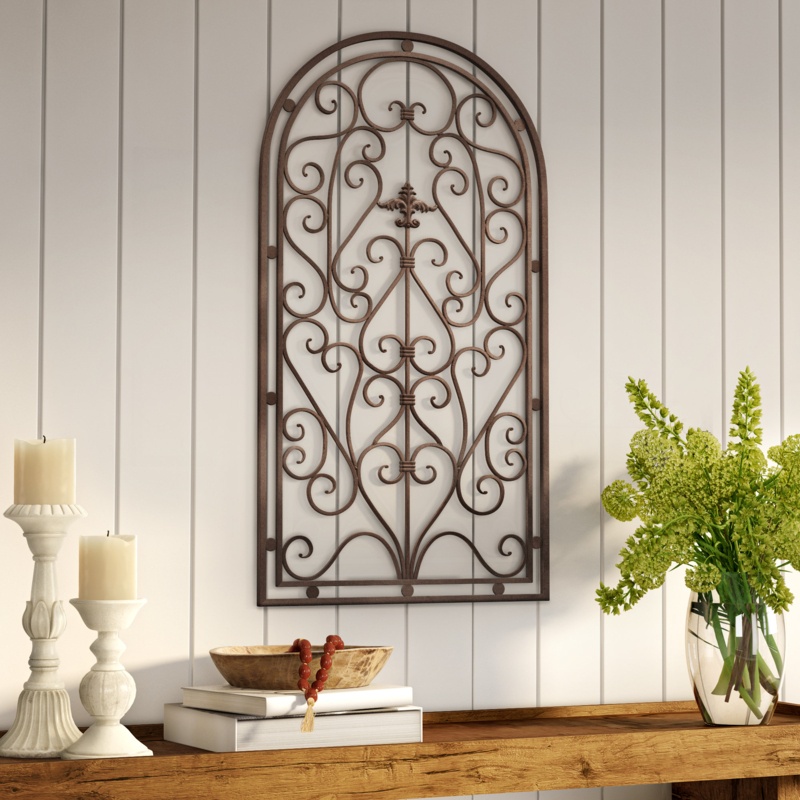 Metal Plants & Flowers Wall Decor