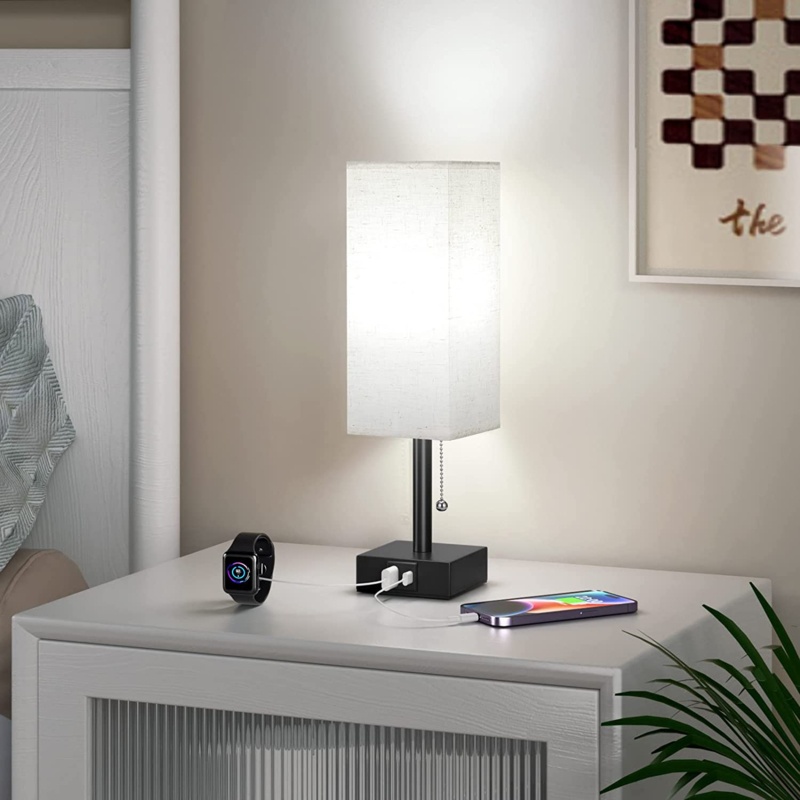 Metal USB Table Lamp