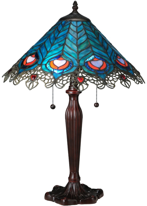 Meyda Tiffany & Stained Glass Table Lamp