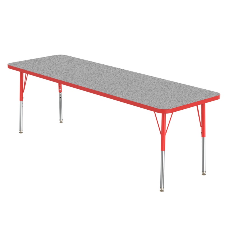 MG Adjustable Standard Height Rectangular Student Activity Table