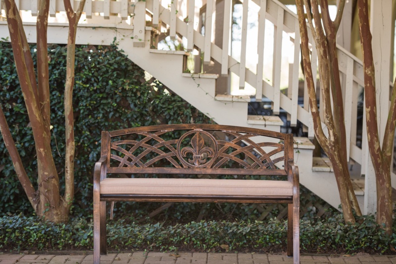 Michelle Metal Outdoor Bench