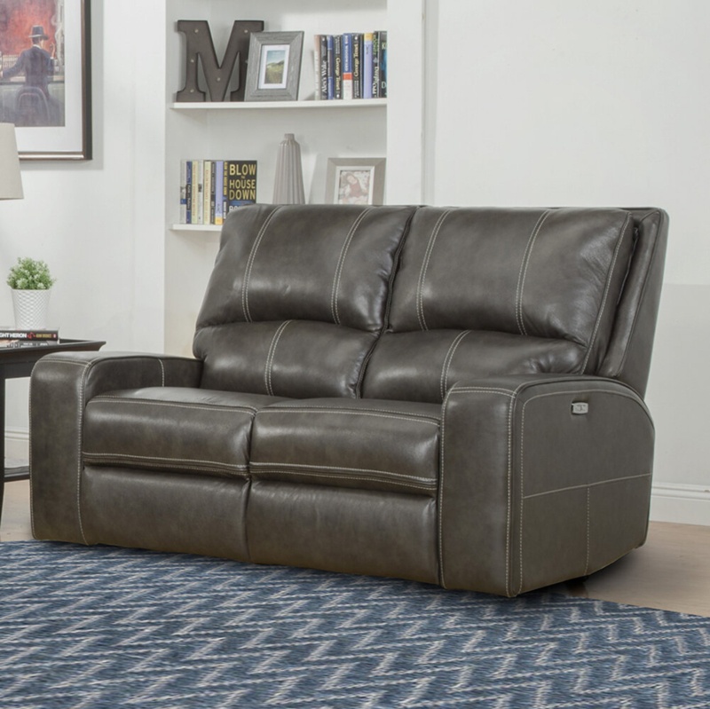 Mikey 64'' Upholstered Power Reclining Loveseat