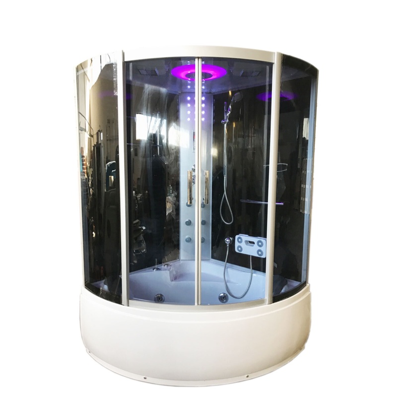 Milan 49'' x 49'' Acrylic Bathtub with Faucet