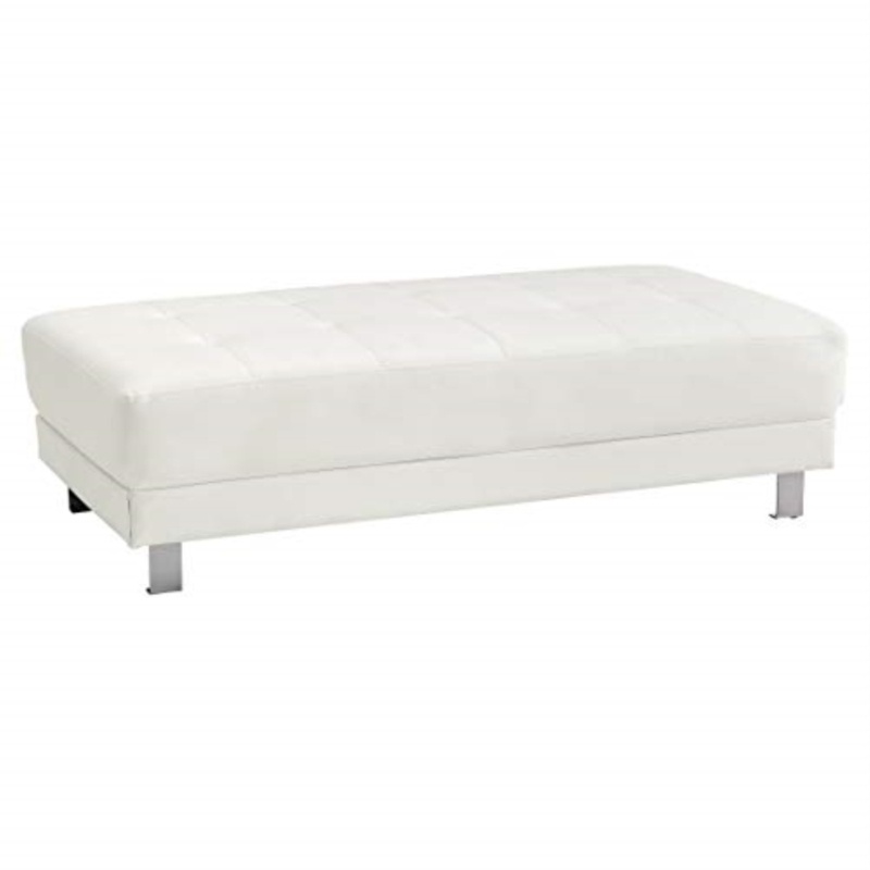 Milan Vegan Leather Ottoman