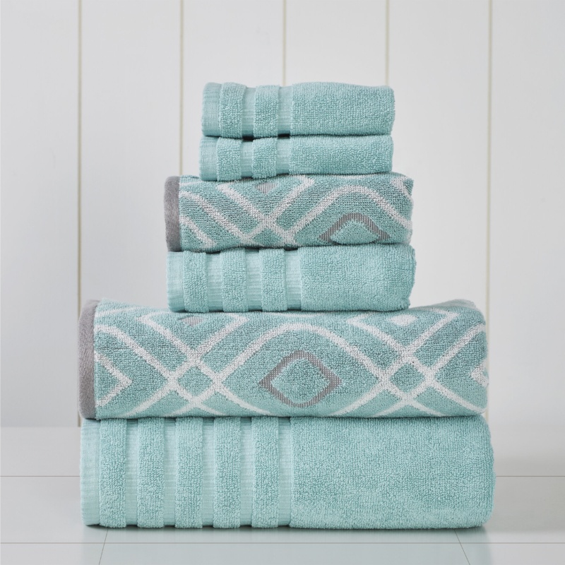 Mims 6 Piece 100% Cotton Towel Set