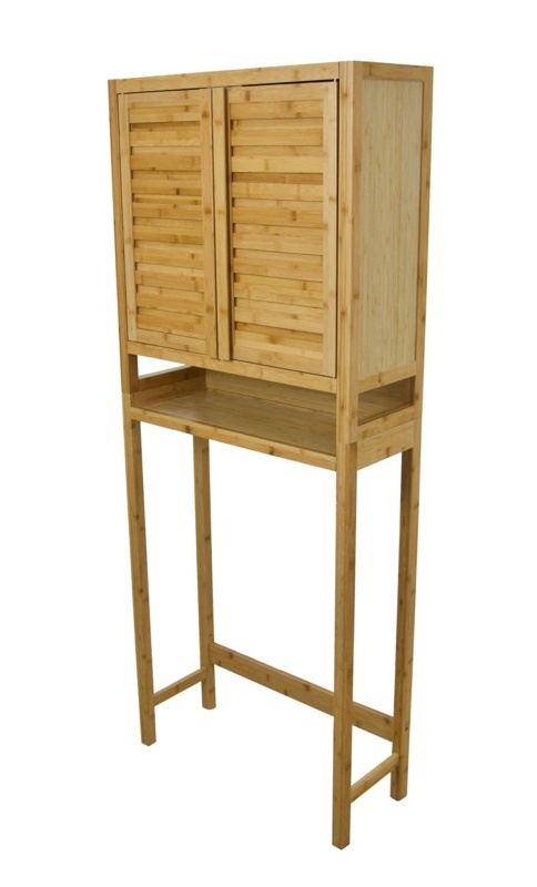 Mitch Solid Wood Freestanding Over-the-Toilet Storage