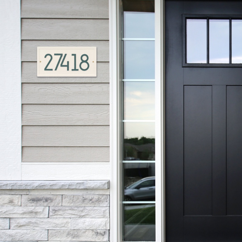 Modern Address Plaque
