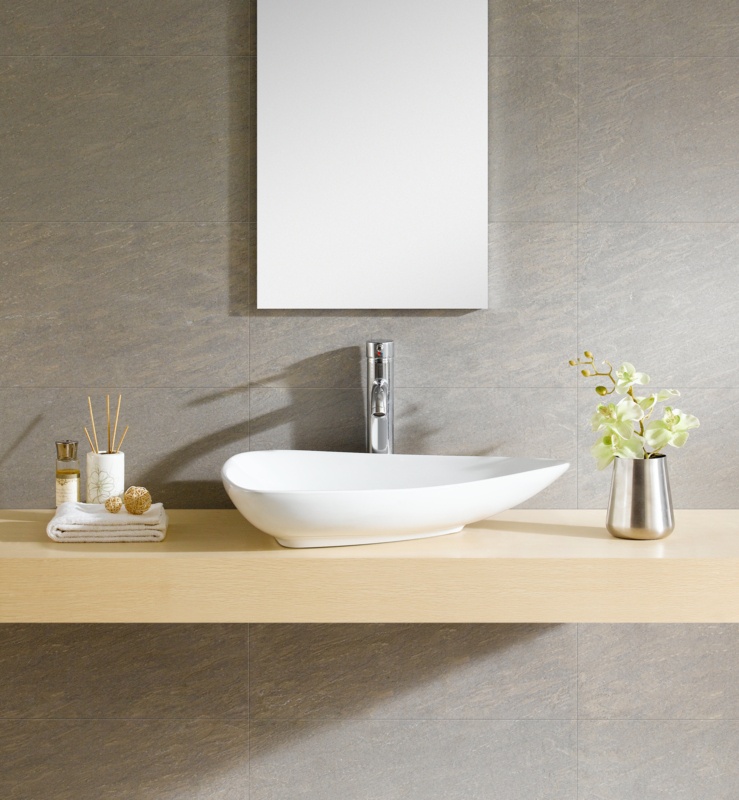 Modern Ceramic Specialty Vessel Bathroom Sink