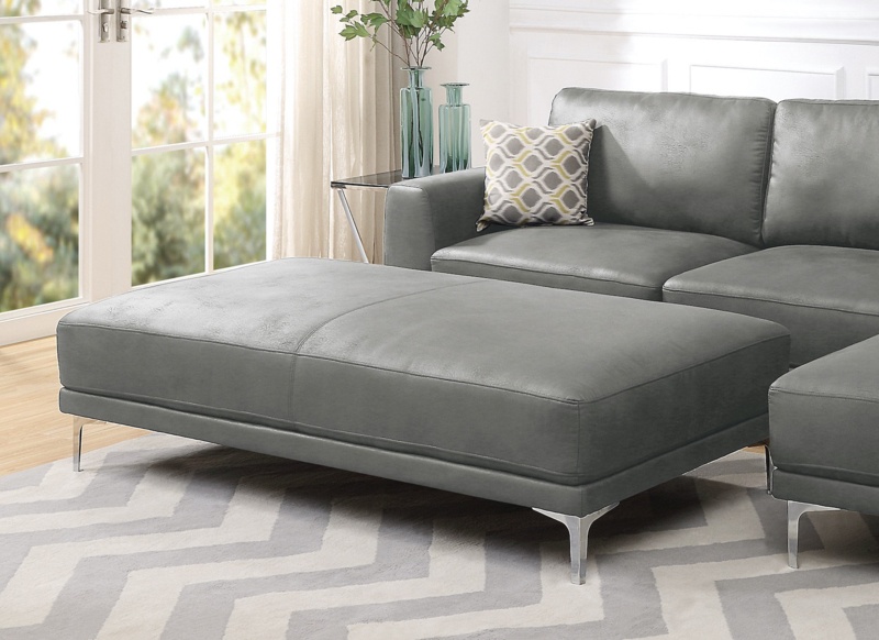 Montello Vegan Leather Ottoman