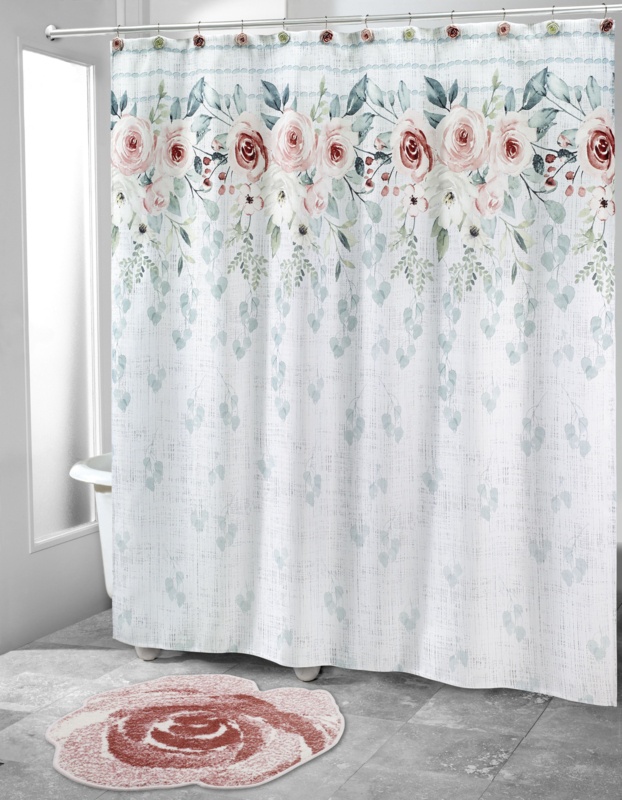 Moorebank Floral Shower Curtain
