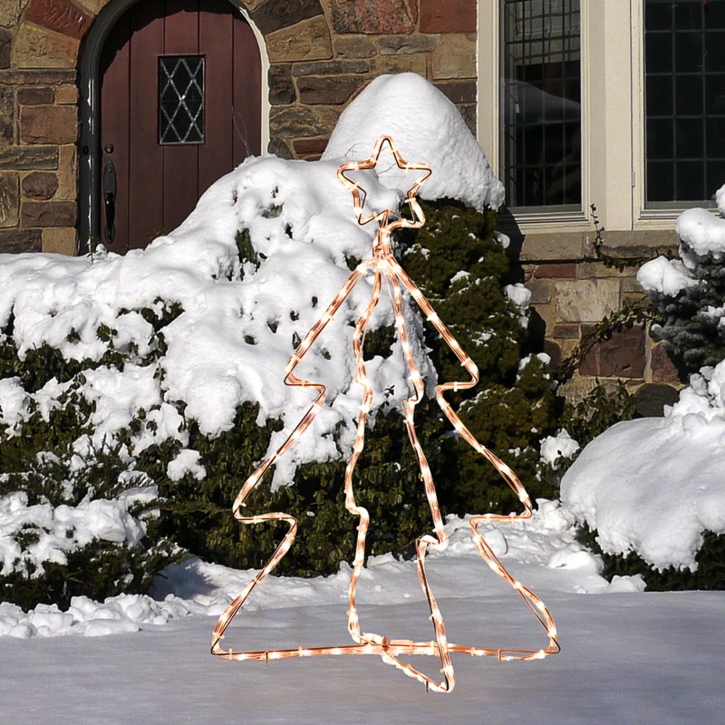 Motif Christmas Tree Lighted Display