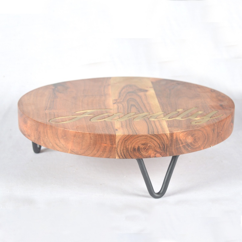 Munguia Wood Cake Stand