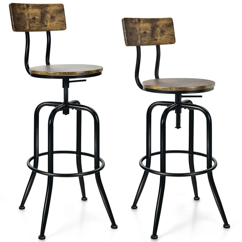 Musgrove Swivel Adjustable Height Stool