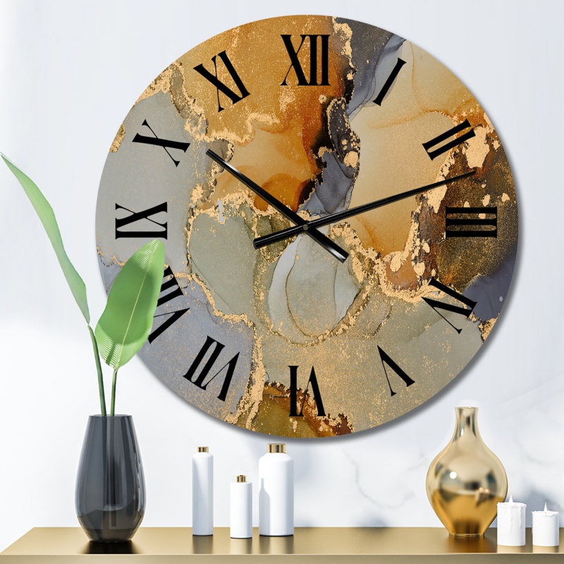 Nagelly Metal Wall Clock