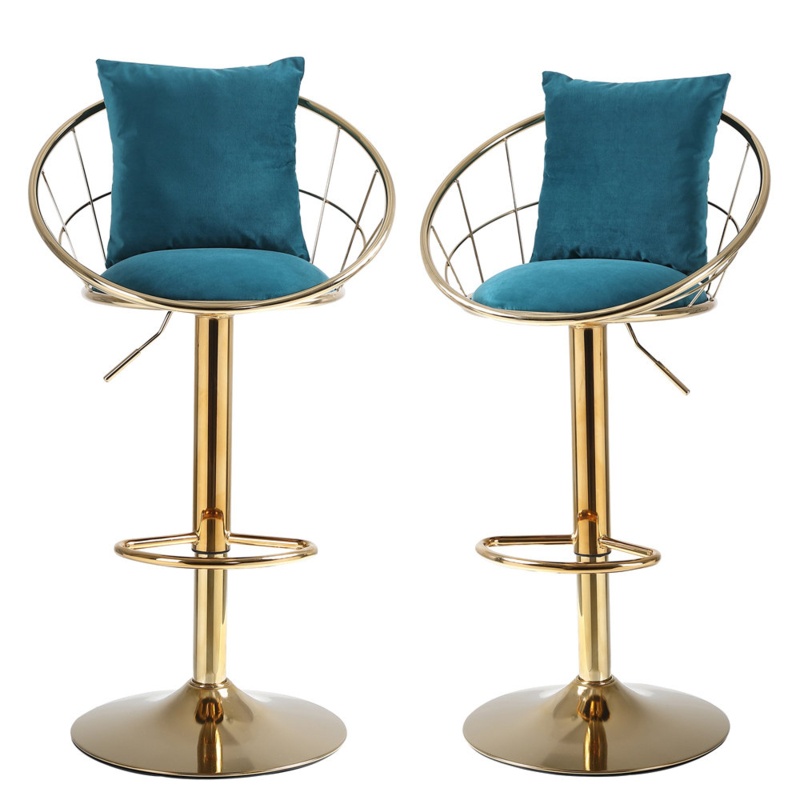 Nakyra Swivel 23.25'' Counter Stool