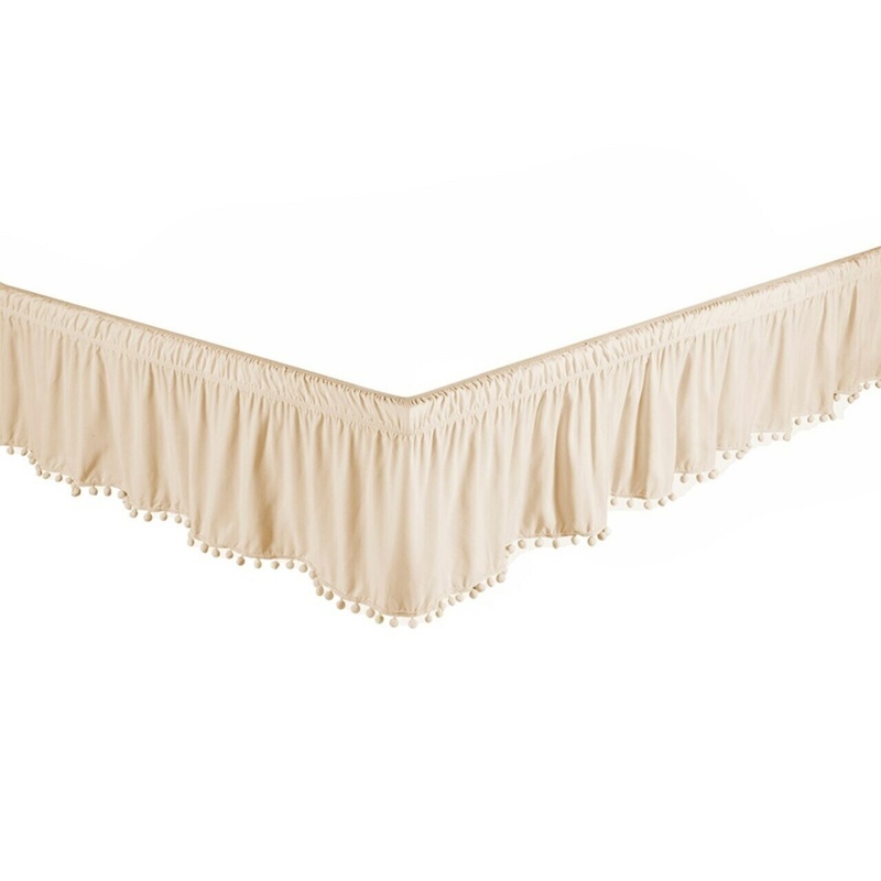 Nanango Ruffled Wrinkle Resistant Wrap Around Bed Skirt