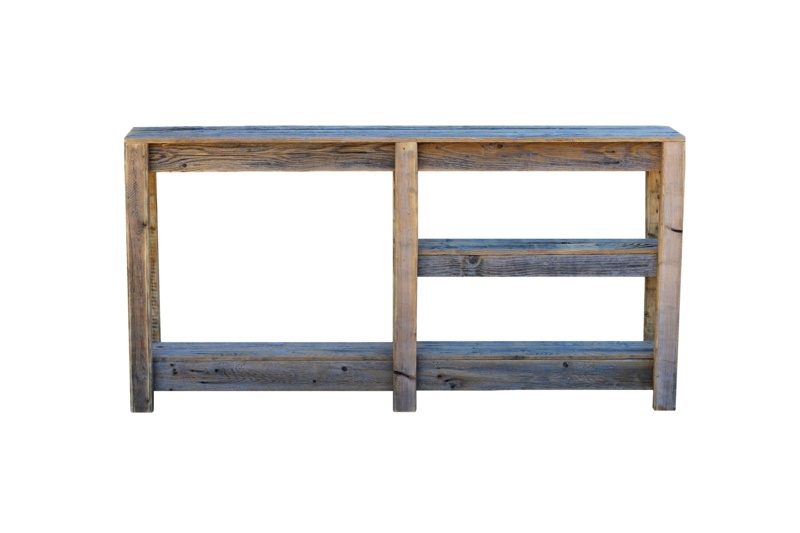 Natural 60 Inch 3-Tier Midway Console
