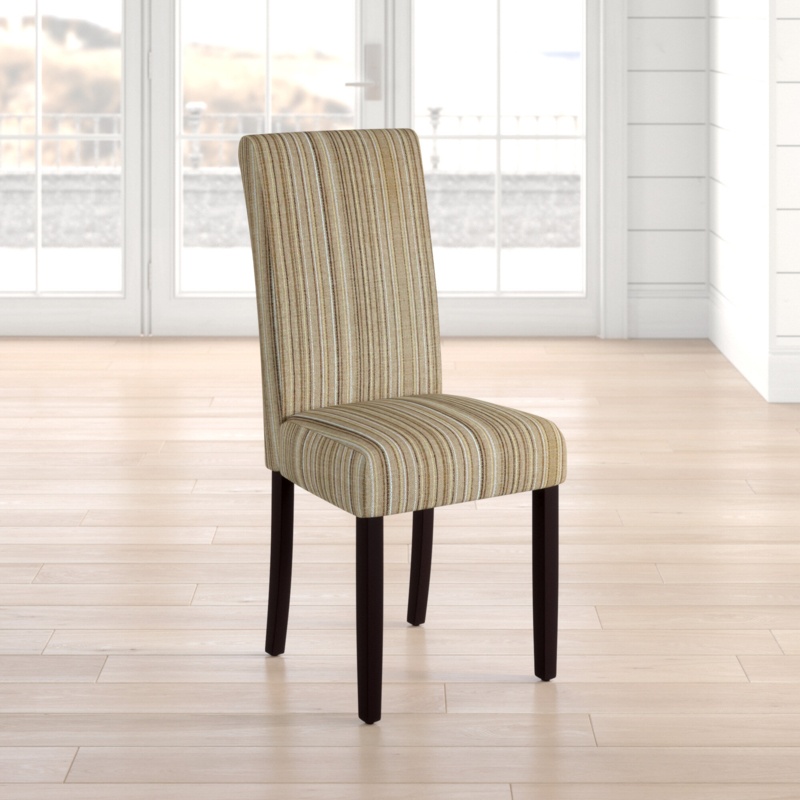 Nava Linen Solid Back Dining Chair