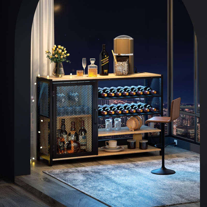 Bar Cabinet With Wine Refrigerator