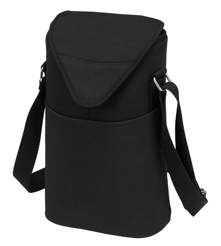 Neo Two Bottle Tote in Black