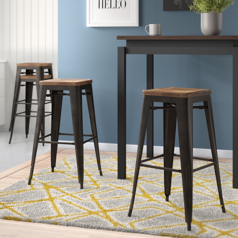 Nesbit Solid Wood Stool