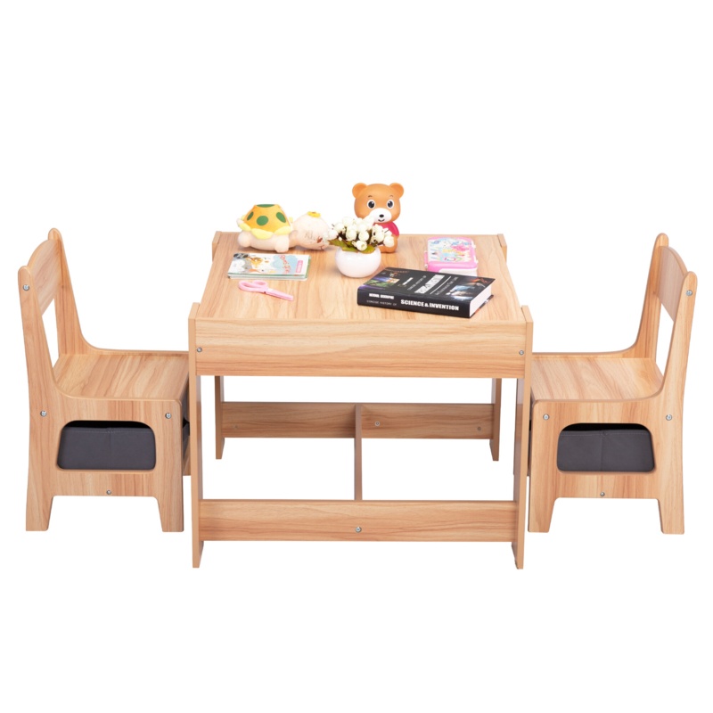 Normal Kids 3 Piece Play Or Activity Table and Chair Set