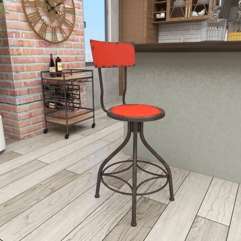 Nuri Swivel Adjustable Height Stool
