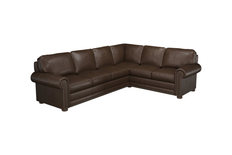 Odessa 2 - Piece Leather Sectional