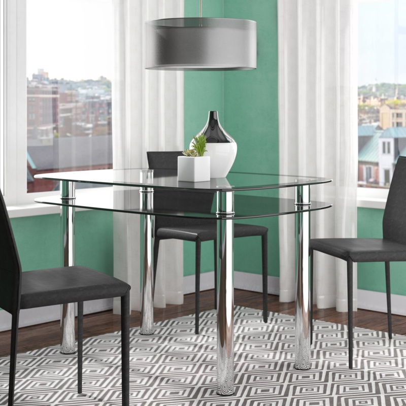 Osvaldo Glass Dining Table