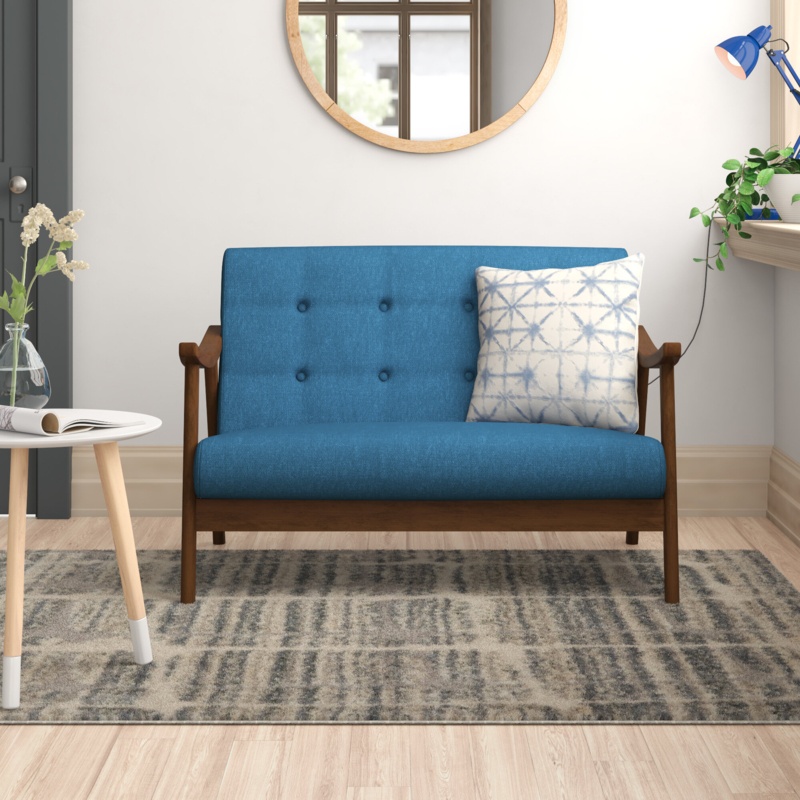 Oxendine 45.25'' Upholstered Settee