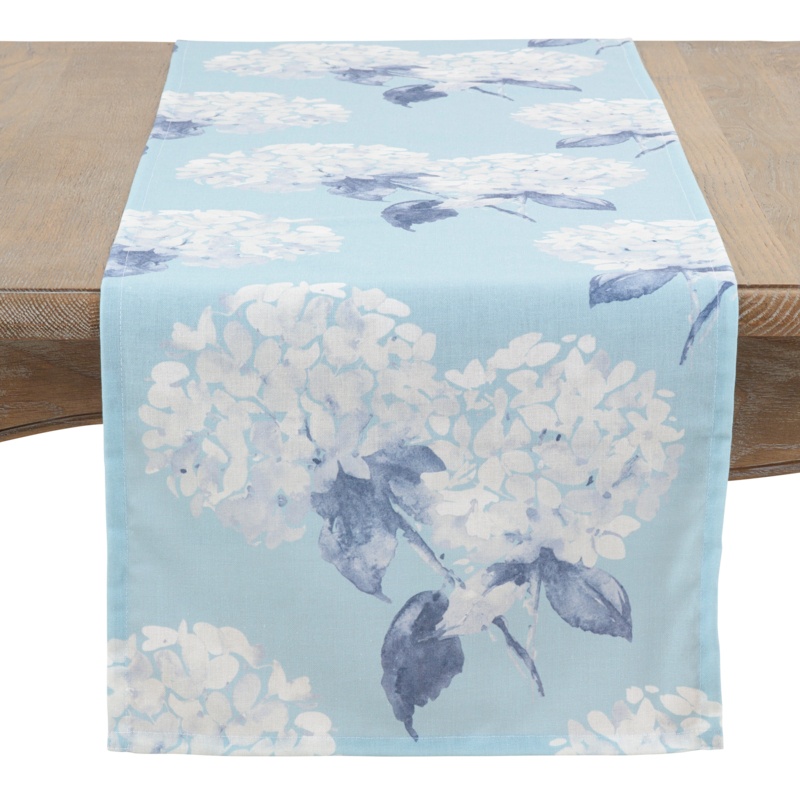Paderne Rectangle Floral Polyester Table Runner