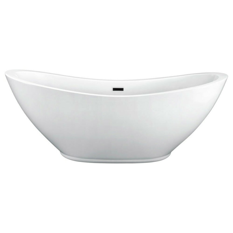 Parker 69'' x 32.5'' Freestanding Soaking Acrylic Bathtub