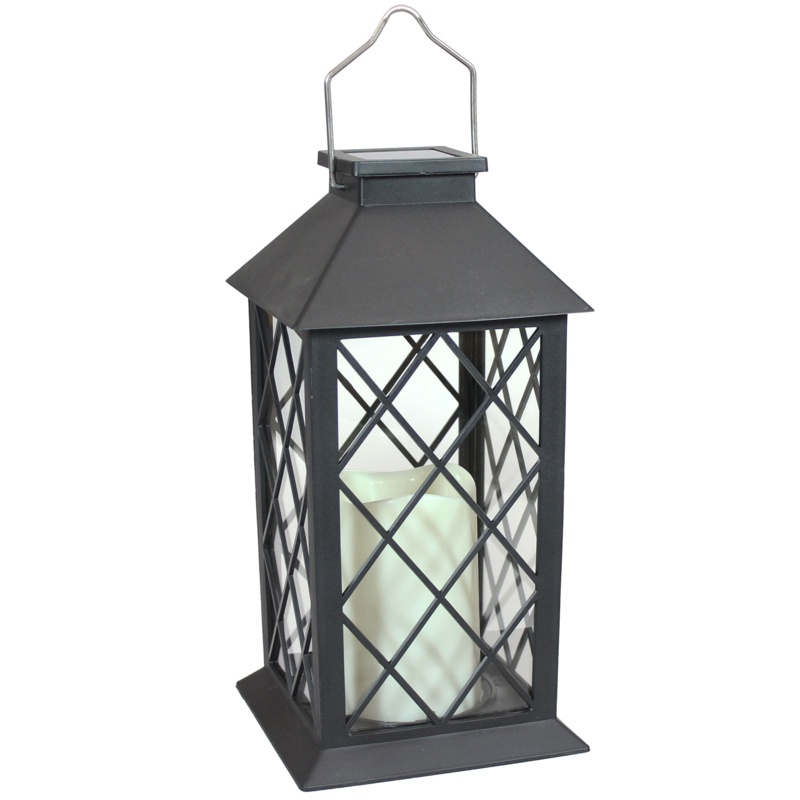 Parkwoods 11'' Solar Powered Integrated LED Outdoor Lantern