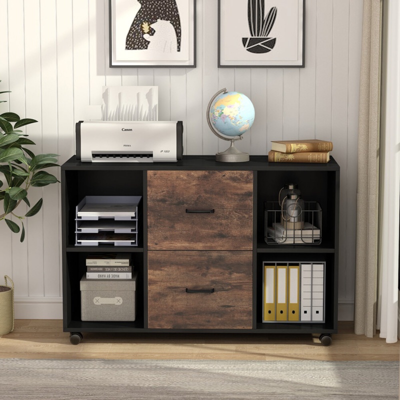 Patchway 39.4'' Wide 2 -Drawer Mobile File Cabinet