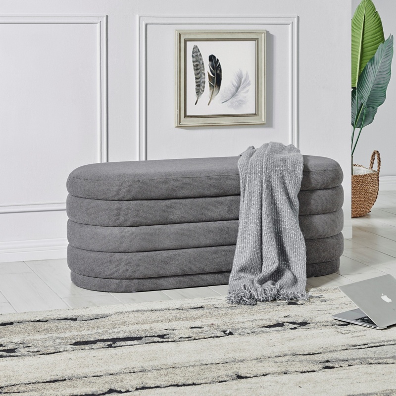 Peasant Upholstered Storage Bench