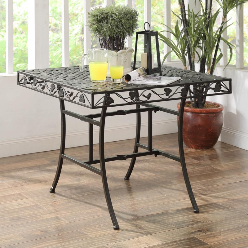 Pemberville Metal Outdoor Dining Table