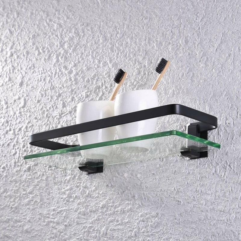 Pencader Glass Floating Shelf