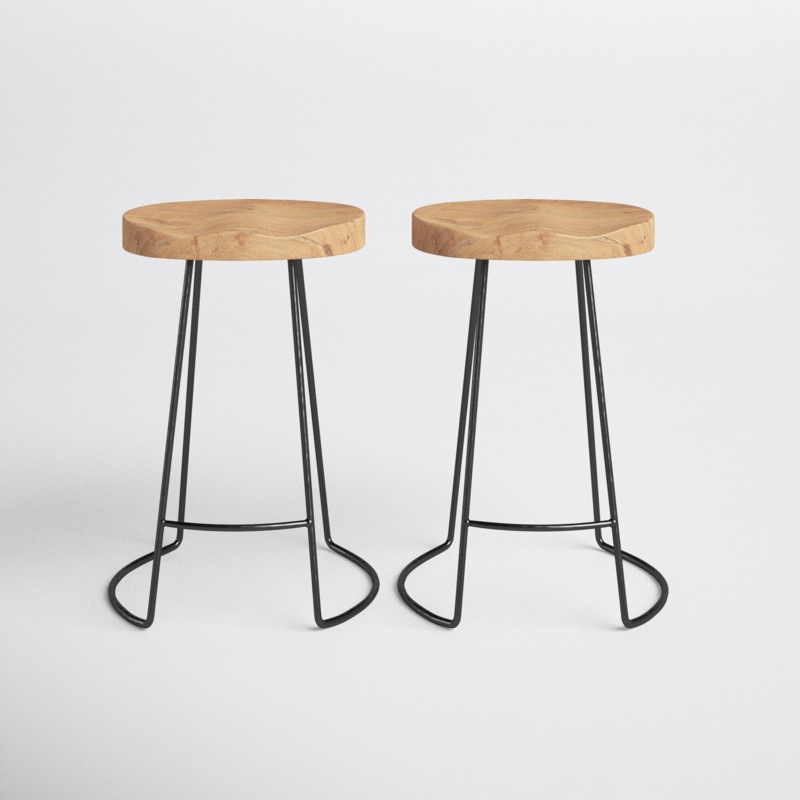 Penelope Solid Wood Bar & Counter Stool