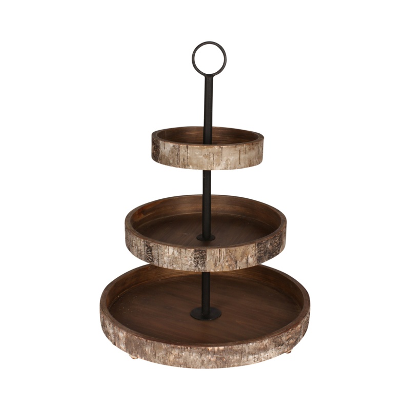 Penitas Wood Tiered Stand