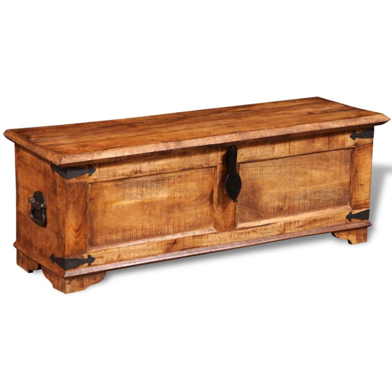 Pero Storage Chest Rough Mango Wood