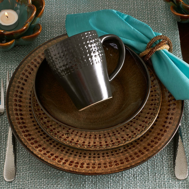 Pfaltzgraff Cambria 16-Piece Stoneware Dinnerware Set, Service for 4