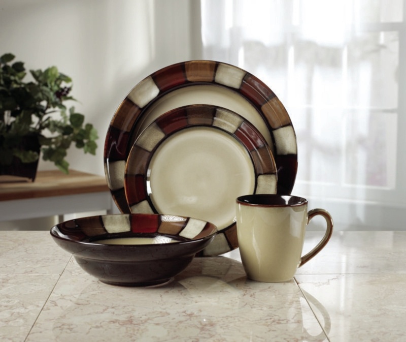 Pfaltzgraff Taos 16-Piece Stoneware Dinnerware Set, Service for 4