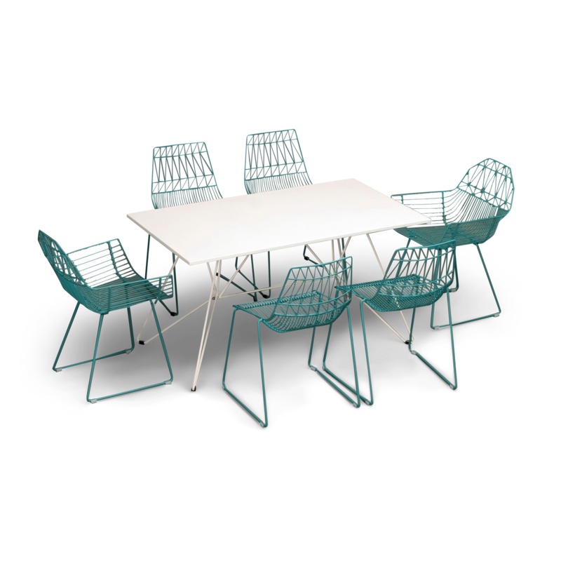 Pixley 6 - Person Rectangular Outdoor Dining Set