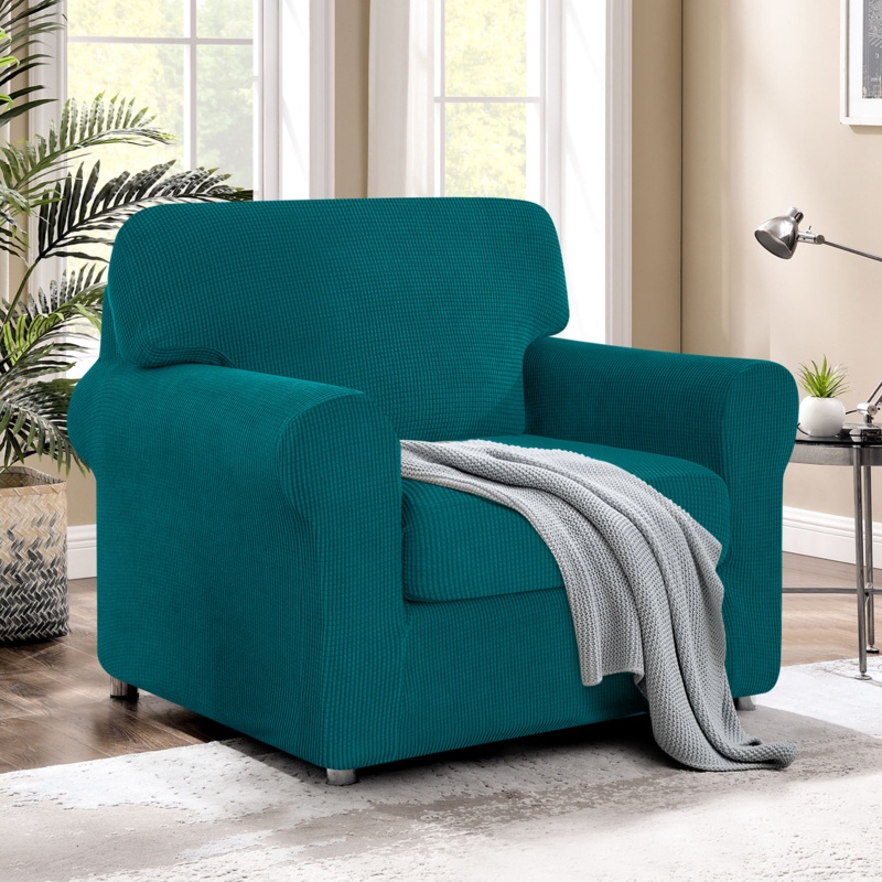 Pizarro Soft Stretch Separate Box Cushion Armchair Slipcover